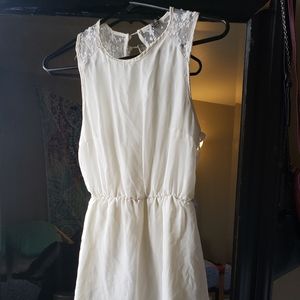 Off White Mini Dress